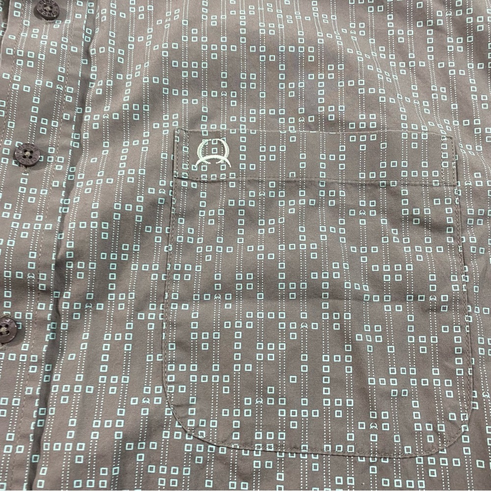 Cinch shirt Men’s Large Graphic Long Sleeve Button down shirt western cowboy - Picture 9 of 10